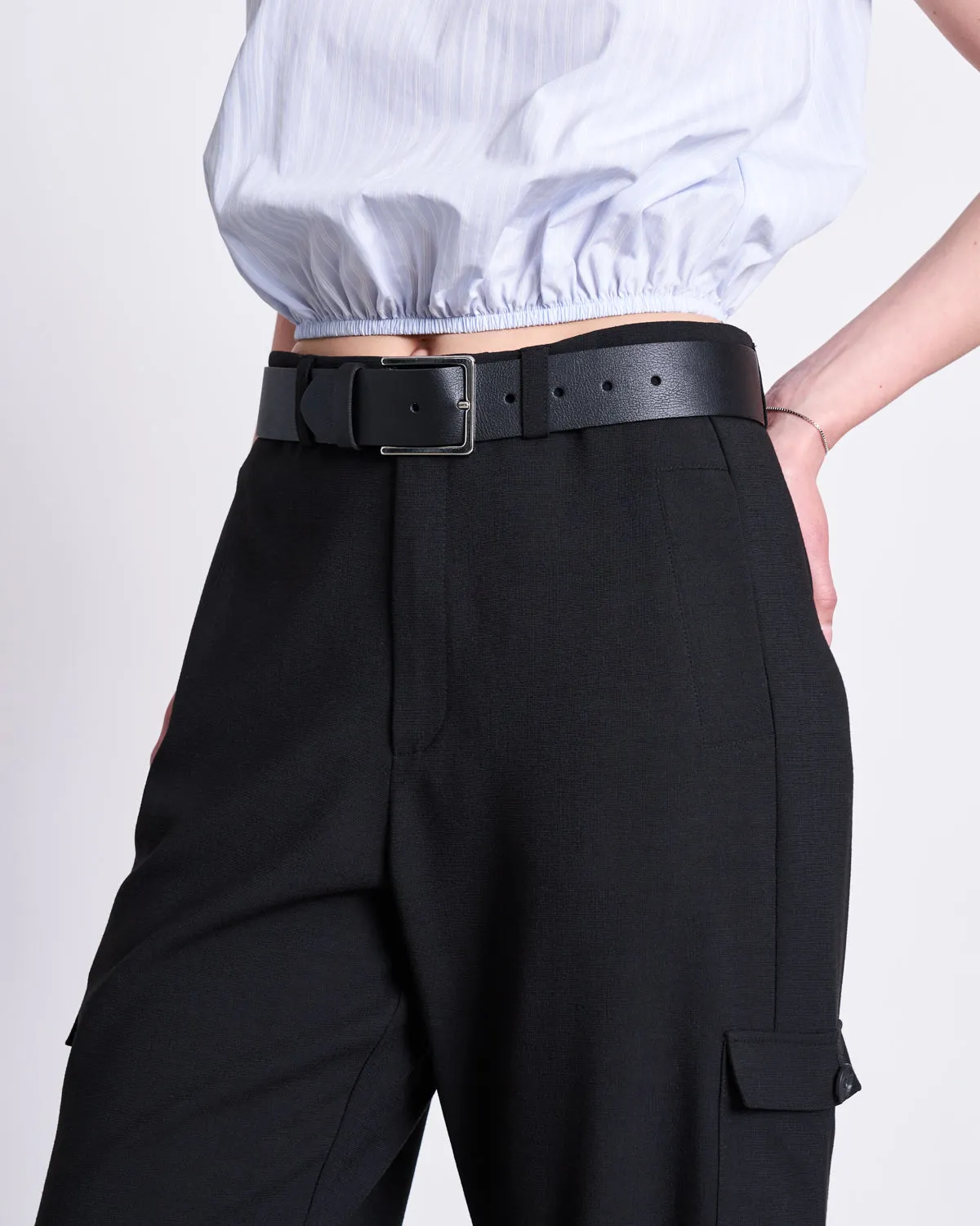 BELT FILSO BLACK SILVER