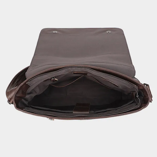 Bike Messenger Bag Men Vintage Leather Bags Crossbody Side Bags For Mens