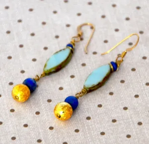Bountiful Blue Earrings