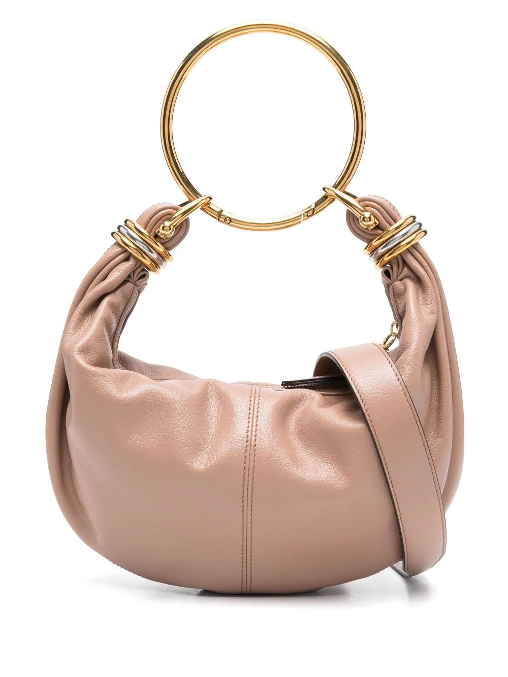 Bracelet small leather hobo bag