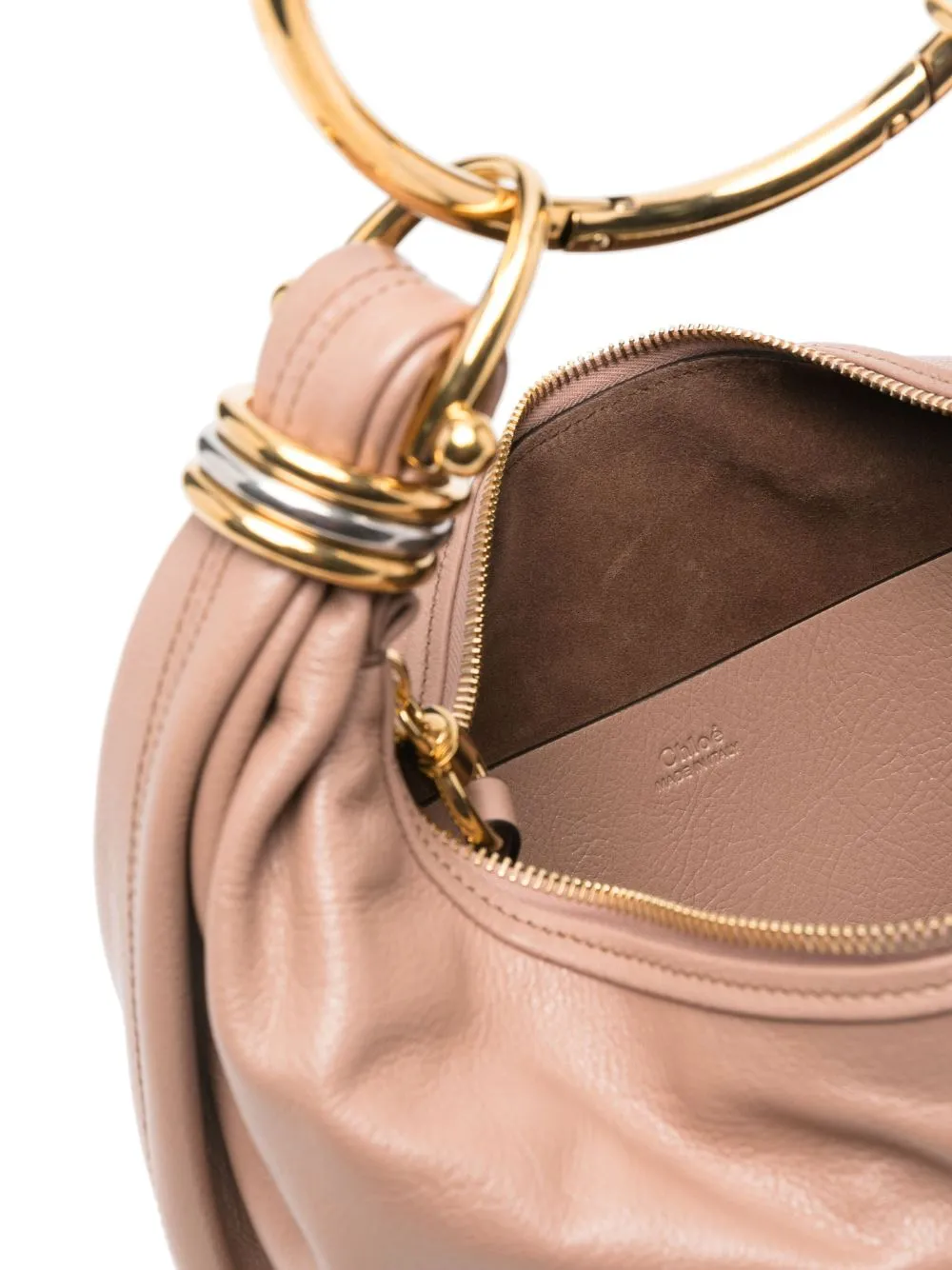 Bracelet small leather hobo bag