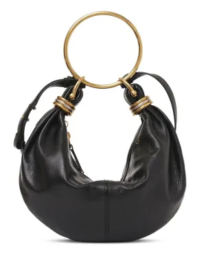 Bracelet small leather hobo bag