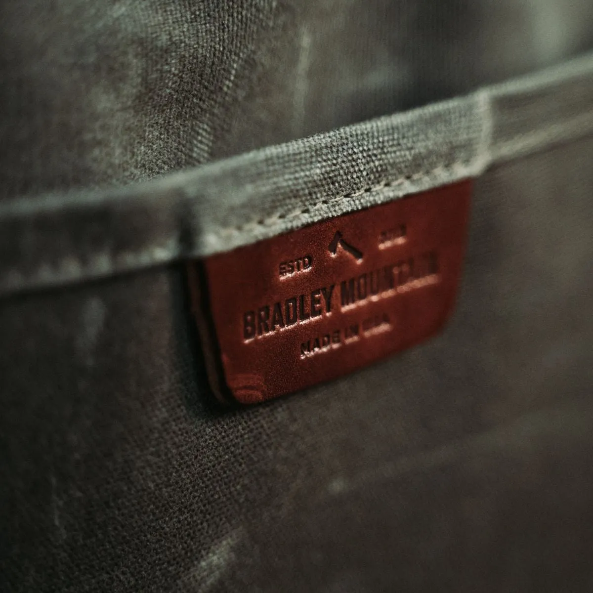 Bradley Mountain Waxed Canvas Tote Bag - Coal