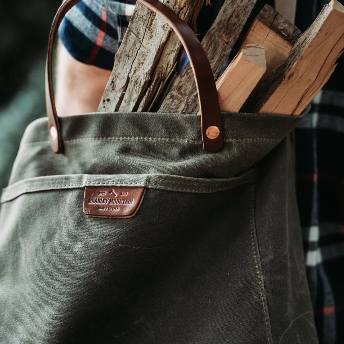 Bradley Mountain Waxed Canvas Tote Bag - Coal