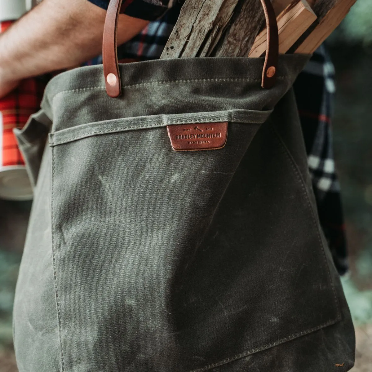 Bradley Mountain Waxed Canvas Tote Bag - Coal