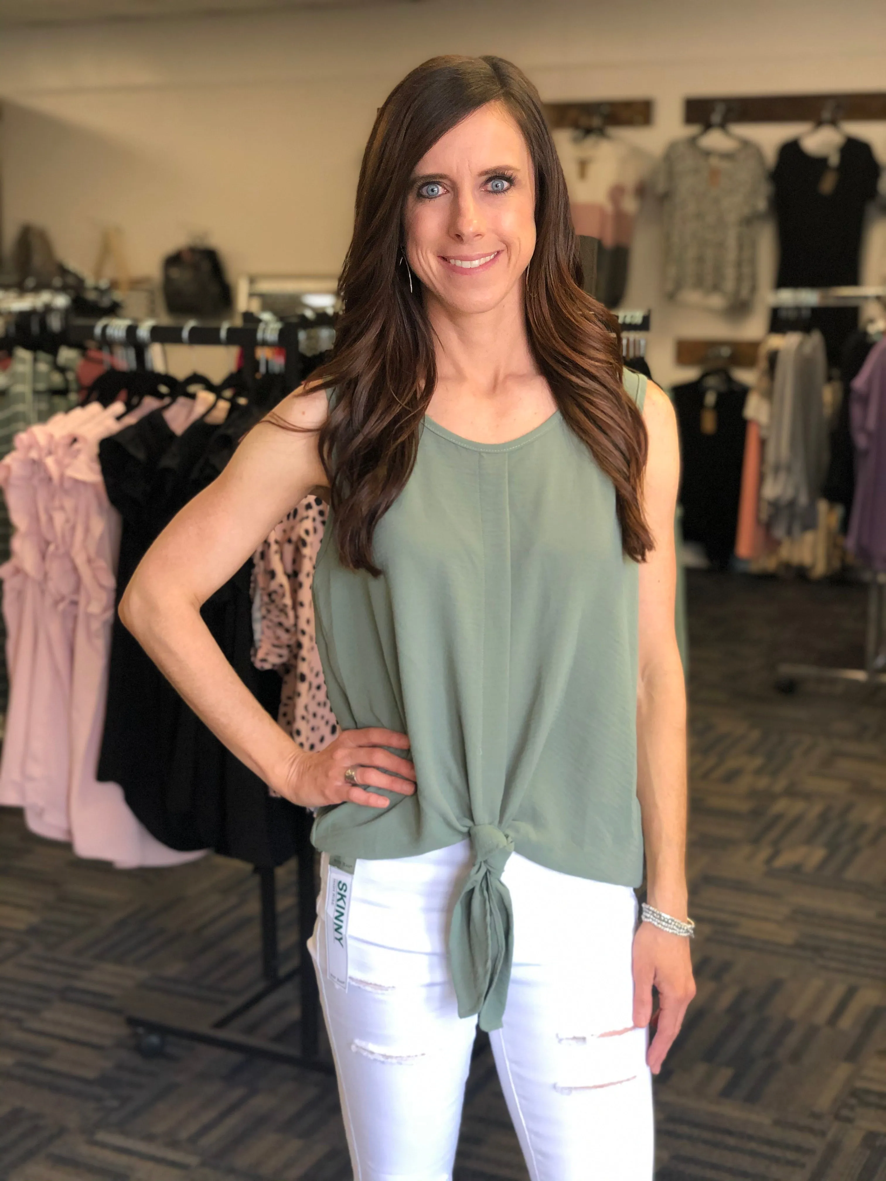Bree Sleeveless Top-2 Colors Available