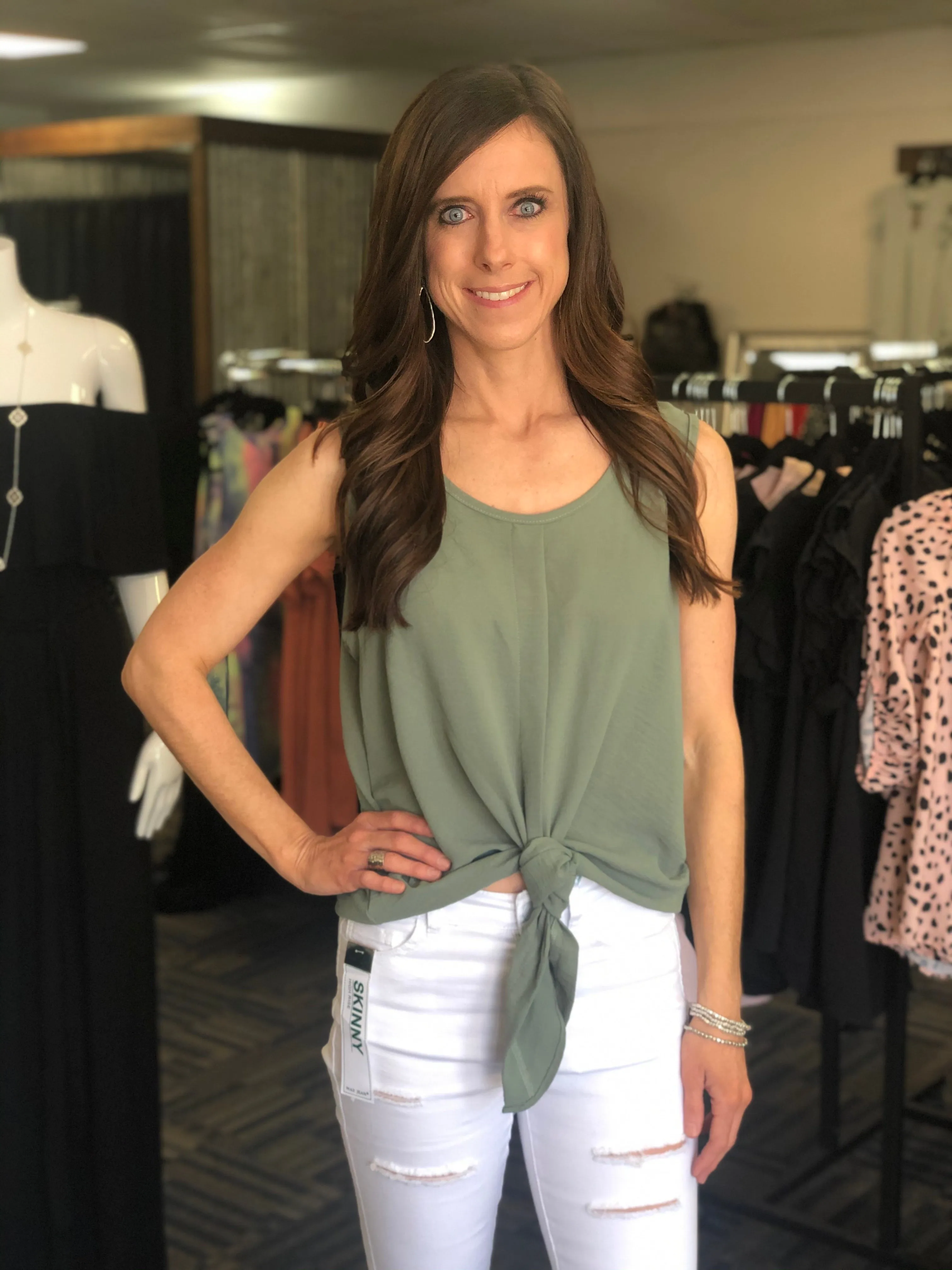 Bree Sleeveless Top-2 Colors Available