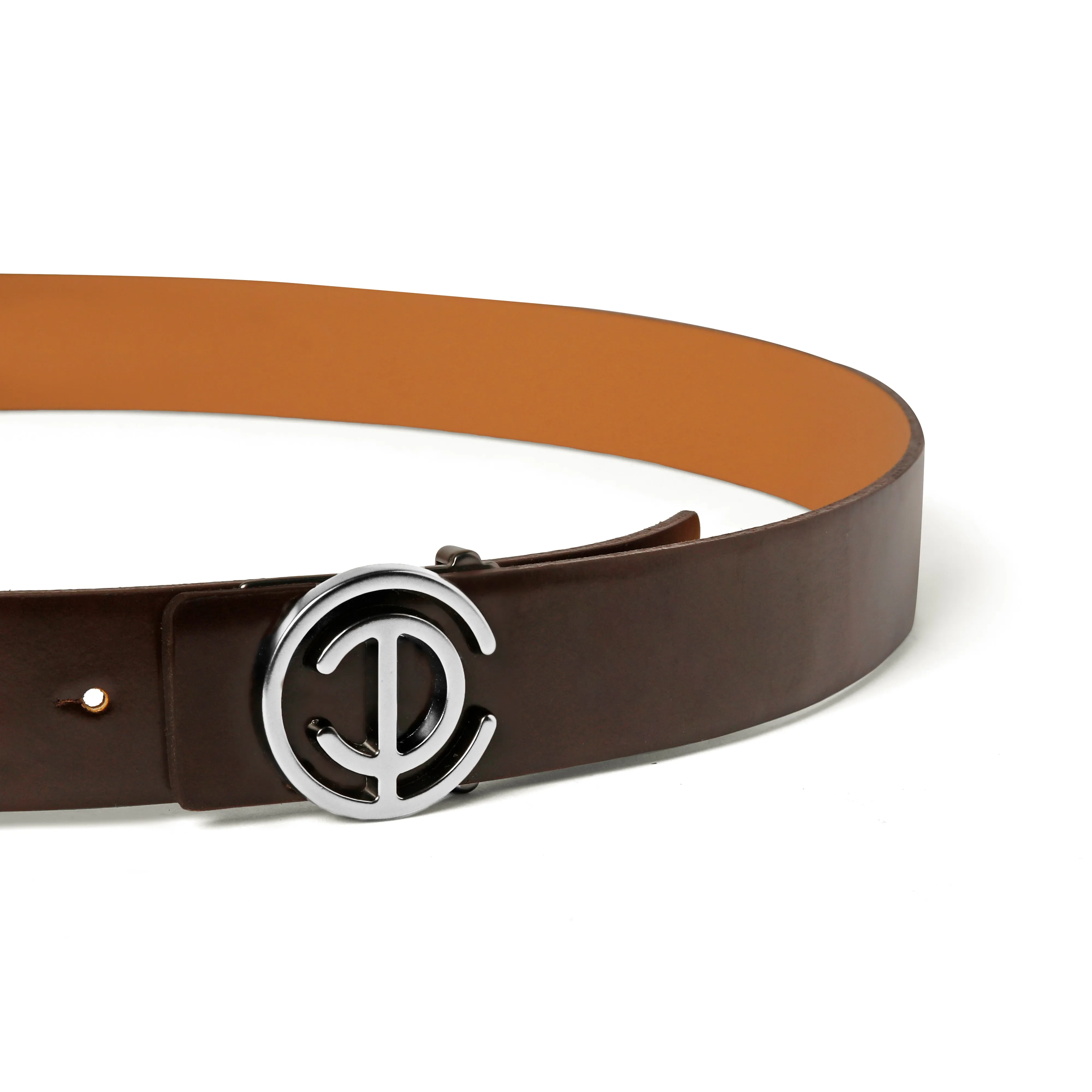 Brown leather belt - Turkish made