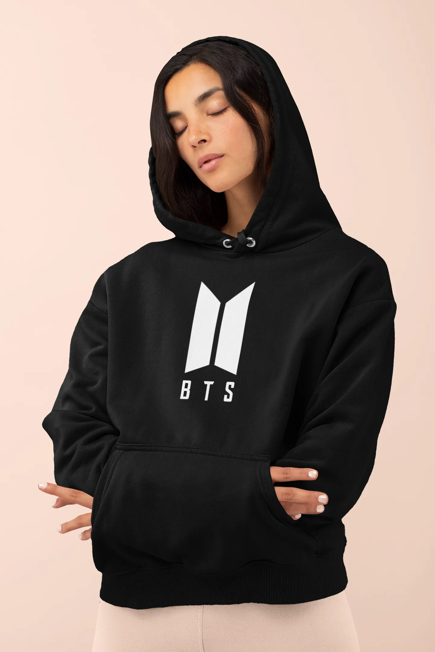 BTS Hoodie Logo Hooded Sweatshirt