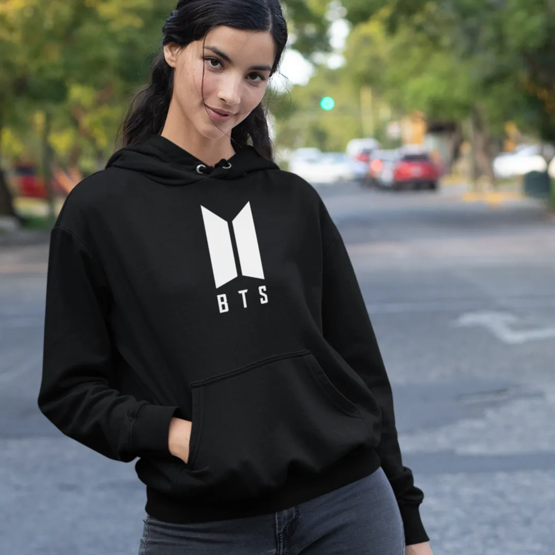 BTS Hoodie Logo Hooded Sweatshirt