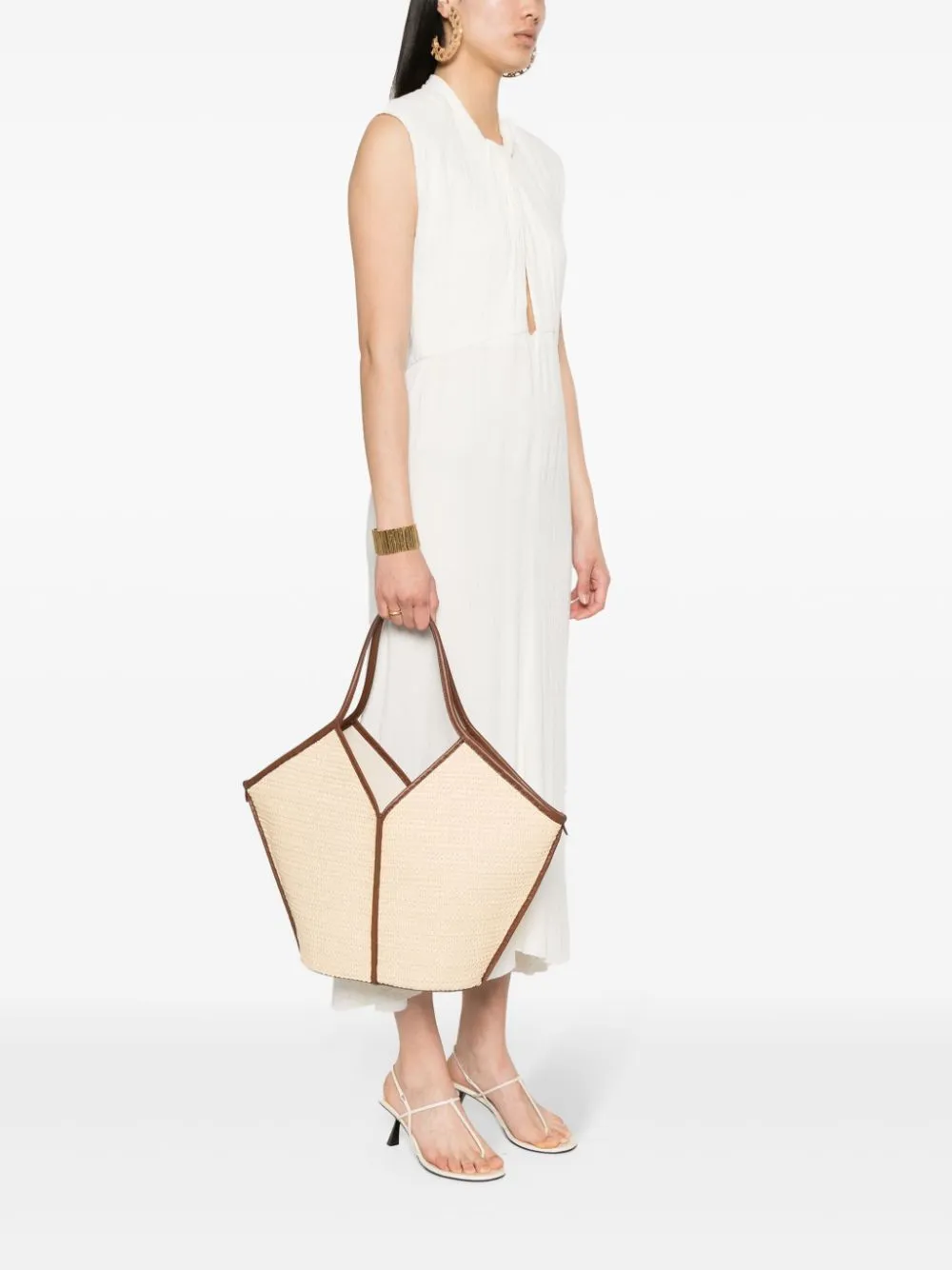 Calella rafia tote bag