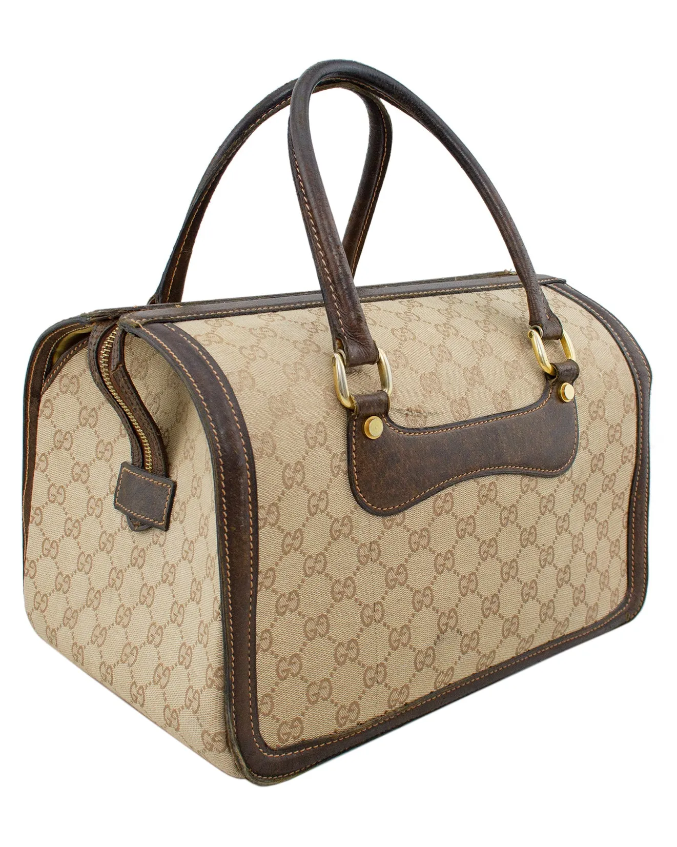 Canvas Monogram Hard Train Vanity Case