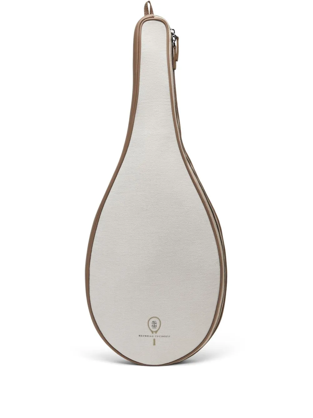Canvas racket holder with logo