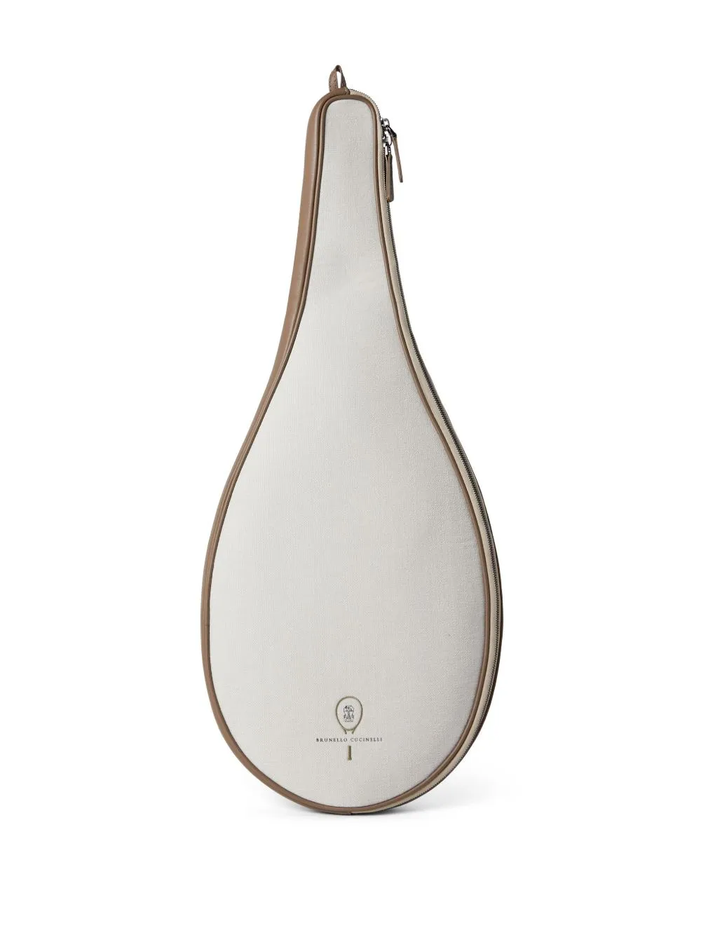 Canvas racket holder with logo
