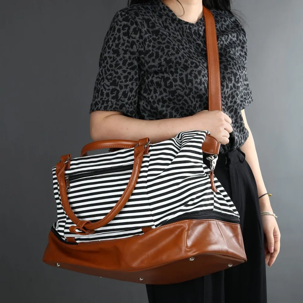 Canvas Weekend Duffle Bag Womens