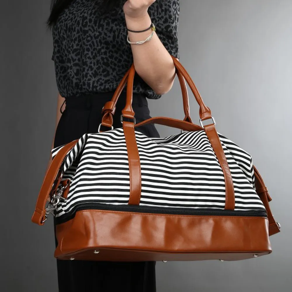 Canvas Weekend Duffle Bag Womens