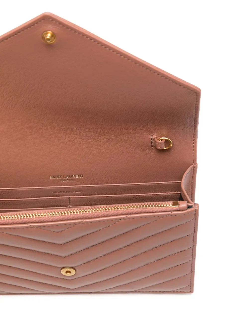 Cassandre leather wallet on chain