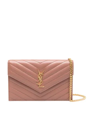 Cassandre leather wallet on chain