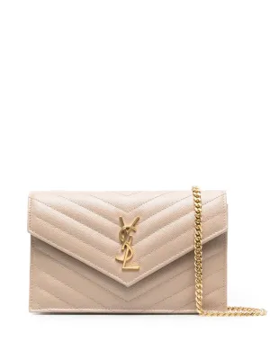 Cassandre leather wallet on chain