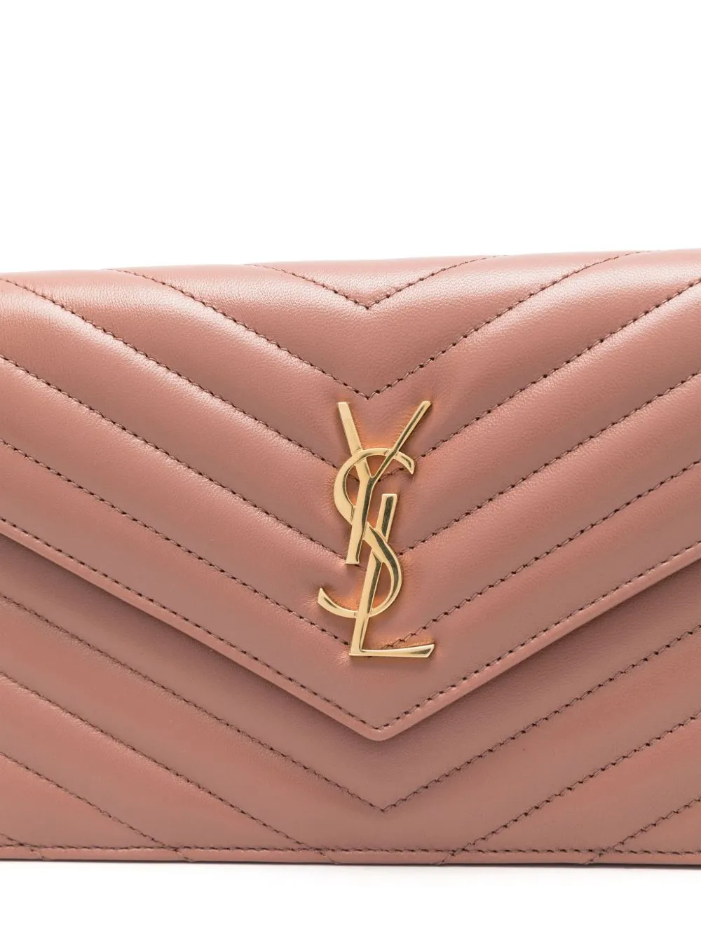 Cassandre leather wallet on chain