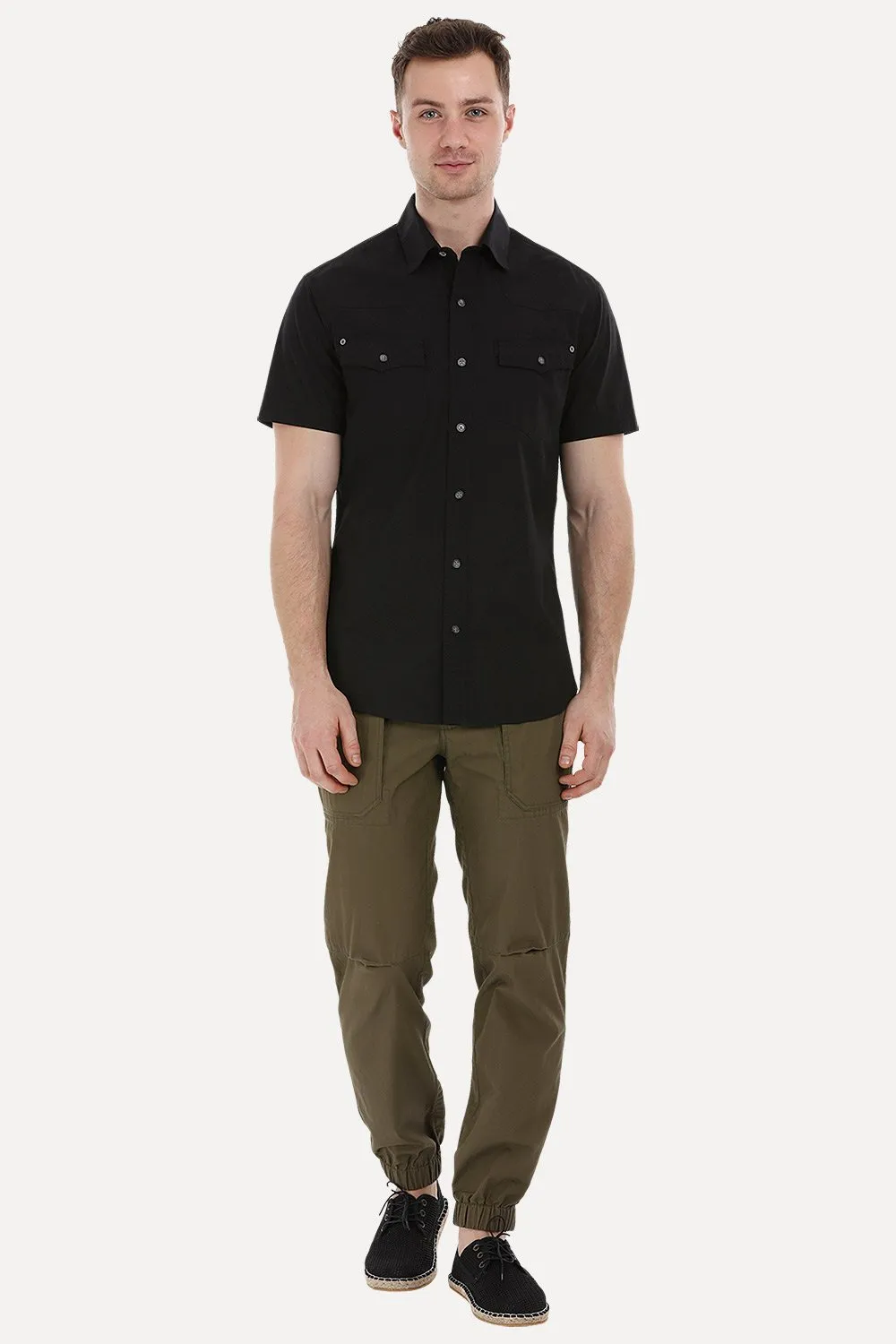 Casual Shirt with Detailed Pockets