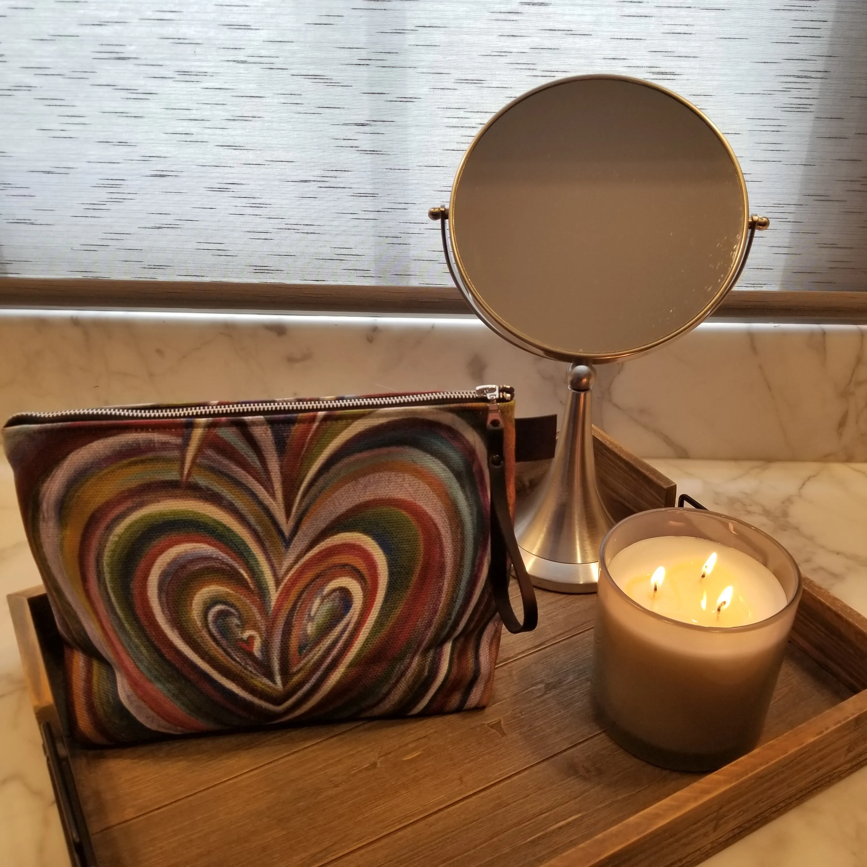 Change of Heart Makeup Bag
