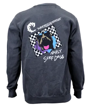 Checker Narly Dog Crew Sweatshirt