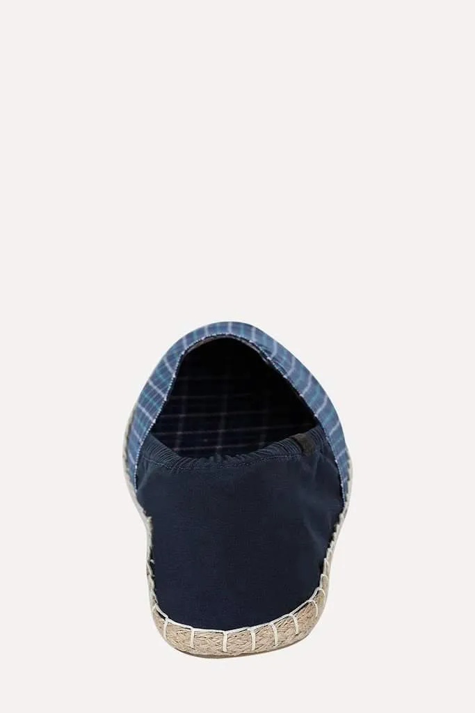 Checkered Print Espadrilles