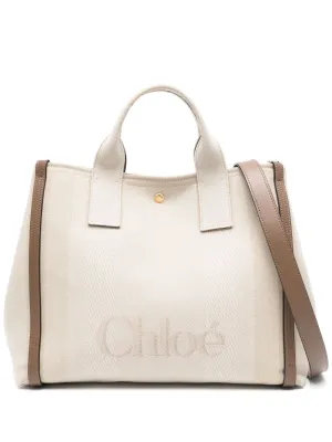 Chloé carry canvas tote