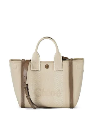 Chloé carry small canvas tote