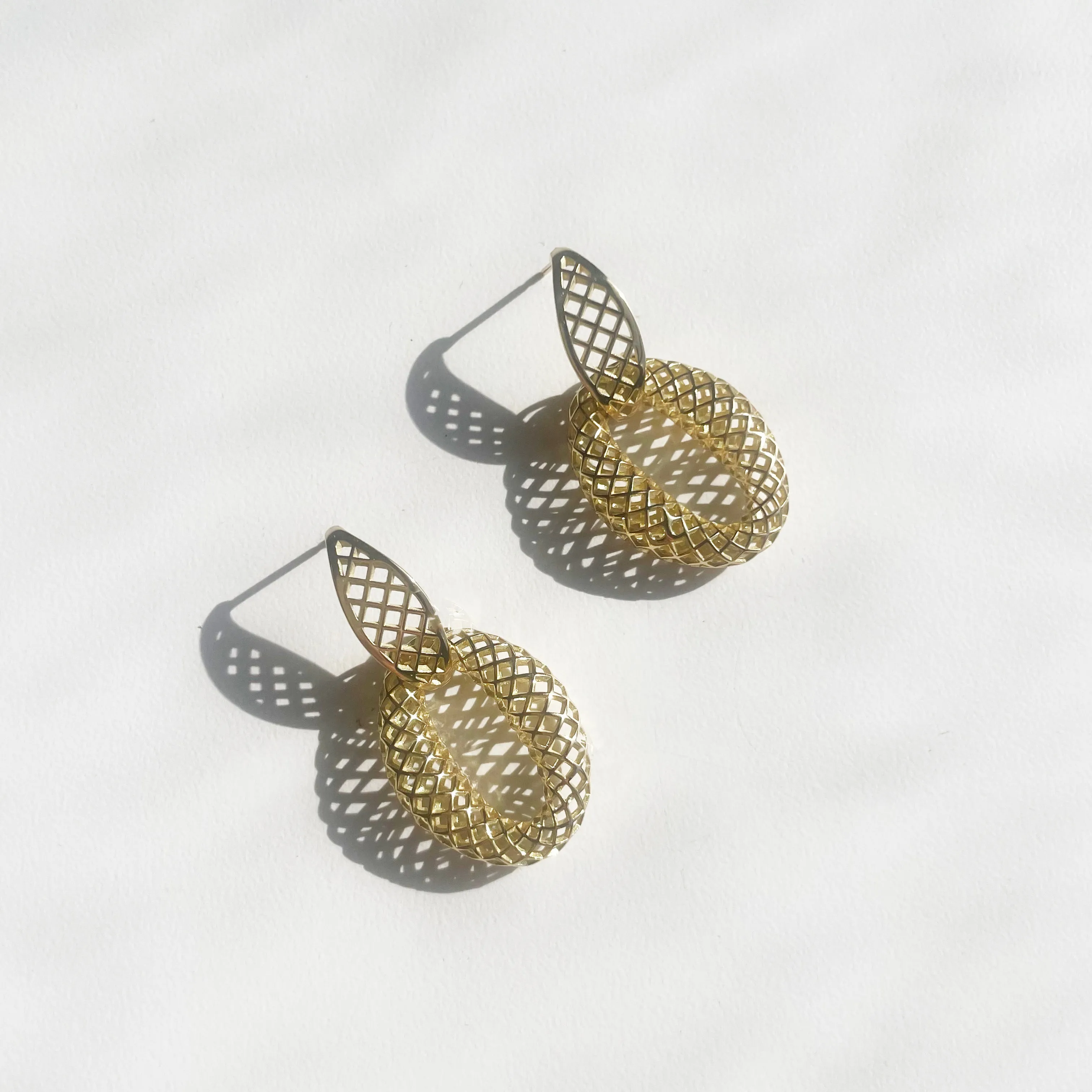 Chubby Crownwork® Link Drop Earrings