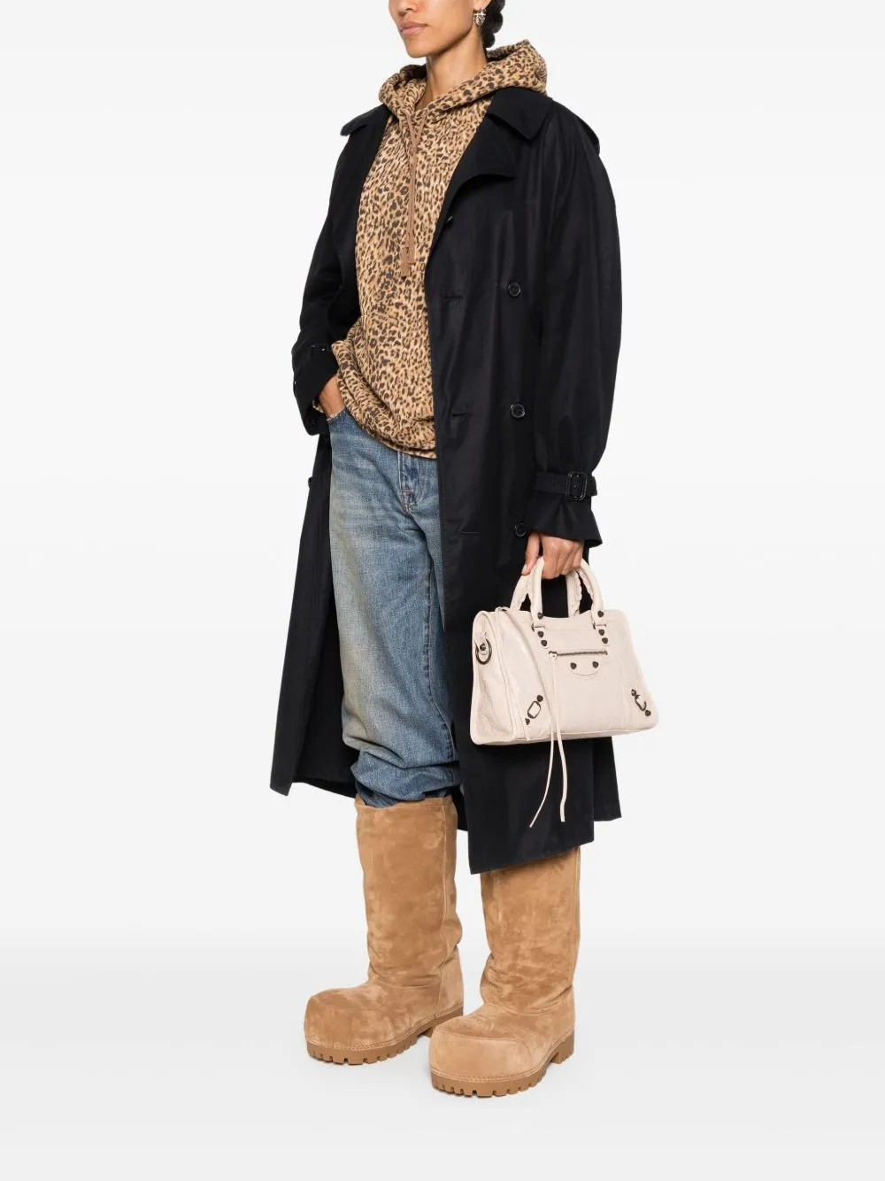 City small leather handbag