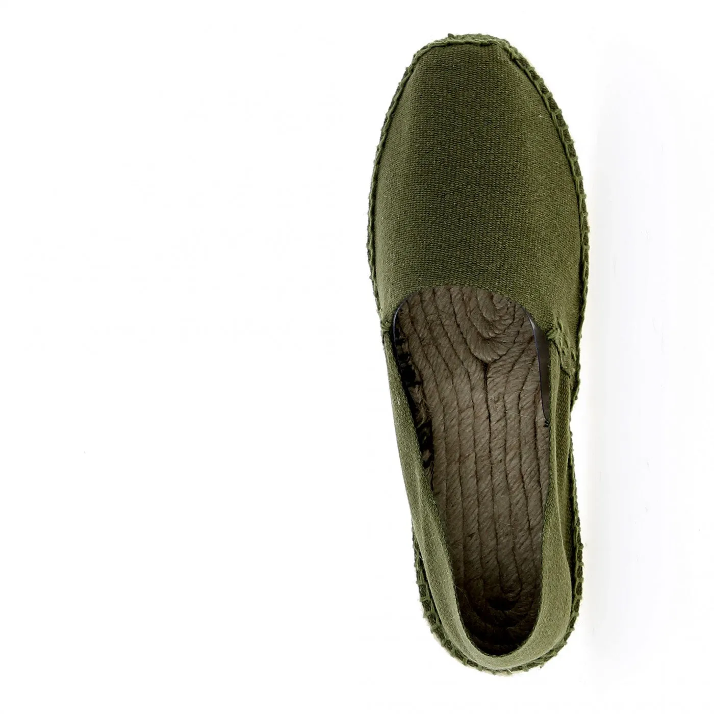 Classic Khaki Espadrilles | Hand-Sewn & 100% Made in France