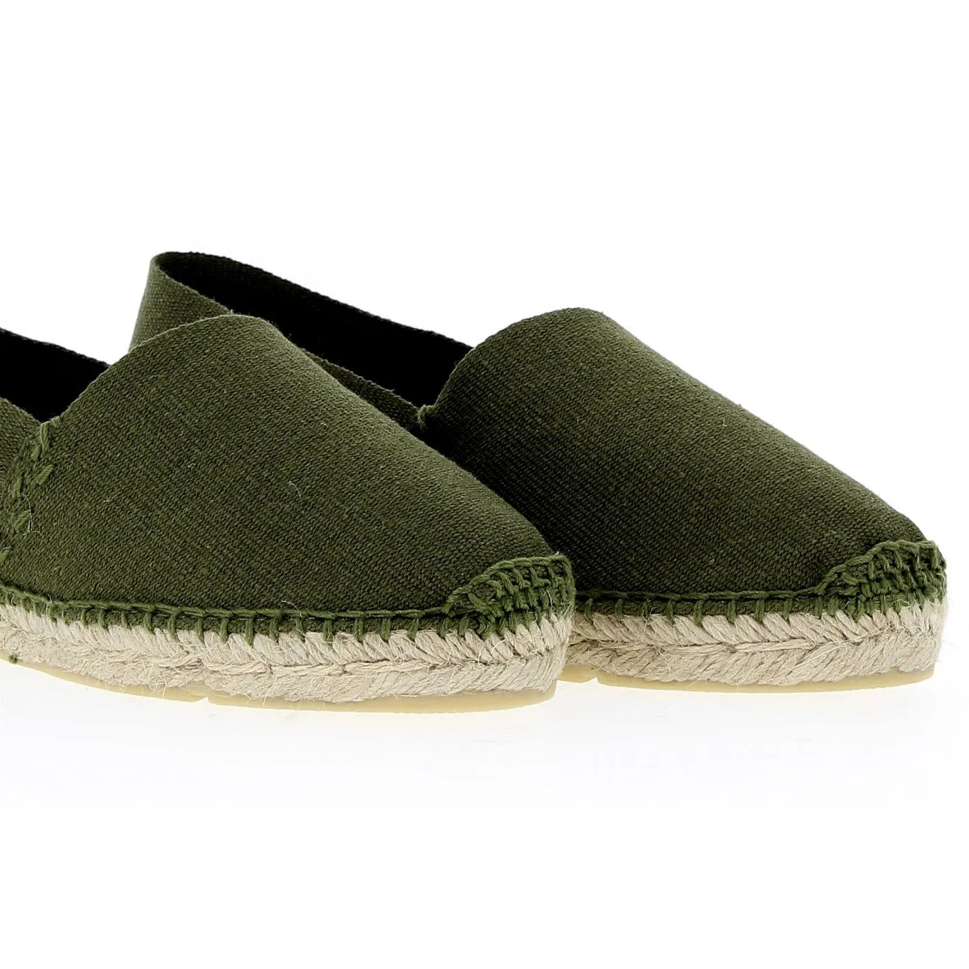 Classic Khaki Espadrilles | Hand-Sewn & 100% Made in France