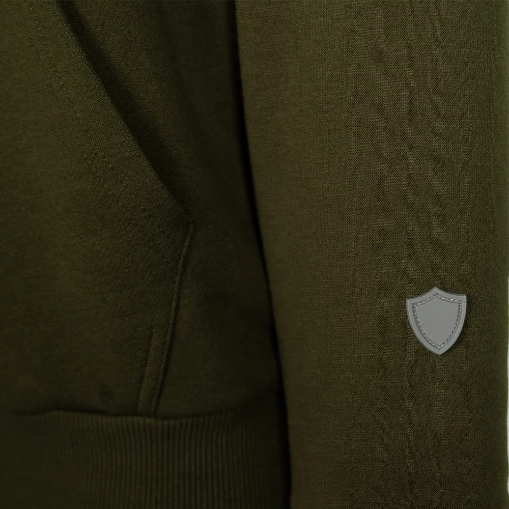 Classic Lined Hoodie | Blackout American Flag | Green