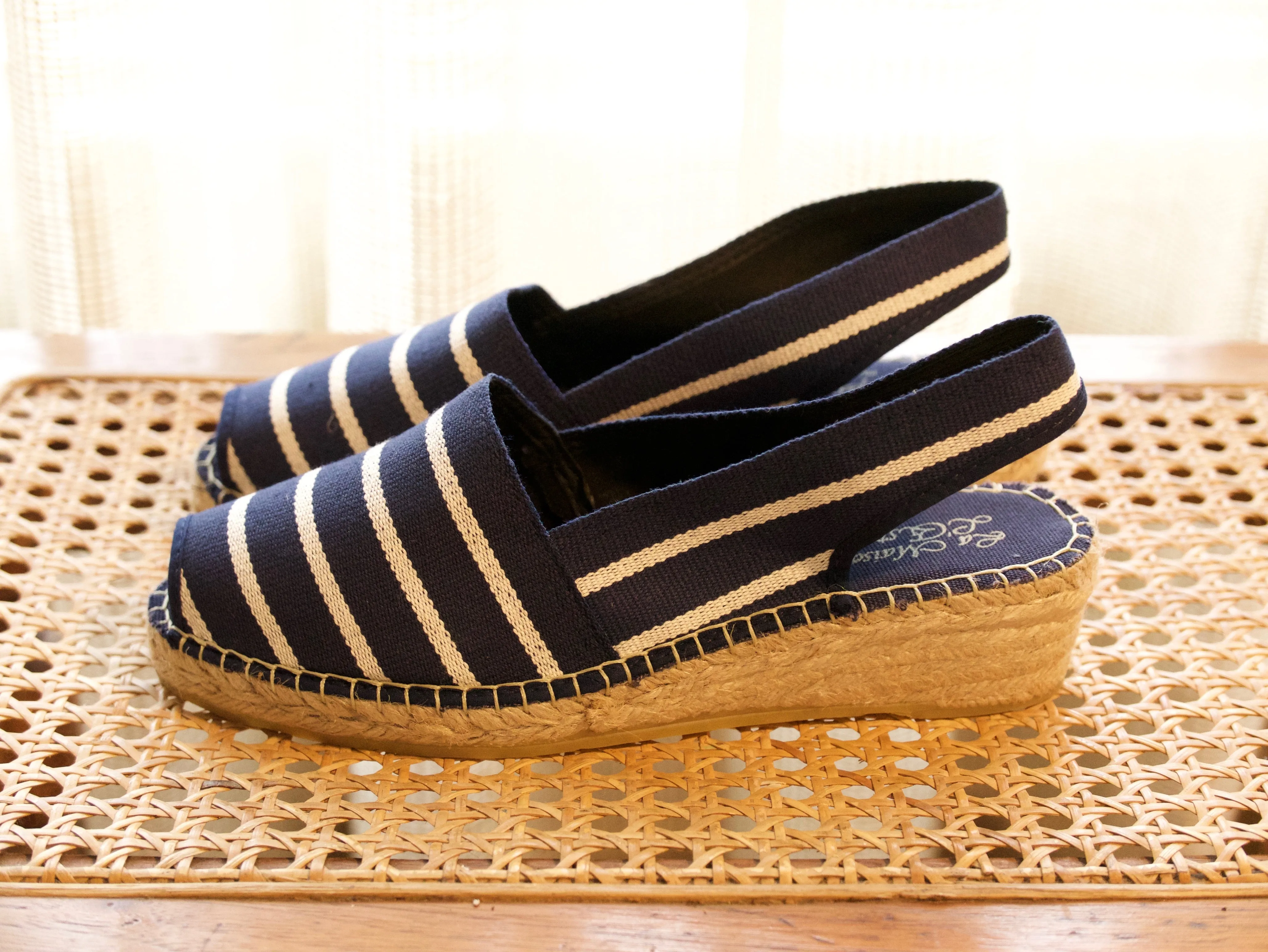 Classic Marine Striped Espadrilles
