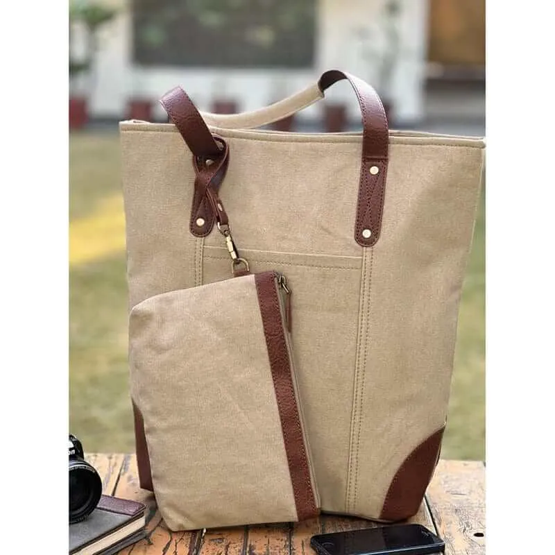 Cleveland Tote Handbag for Women - Brown
