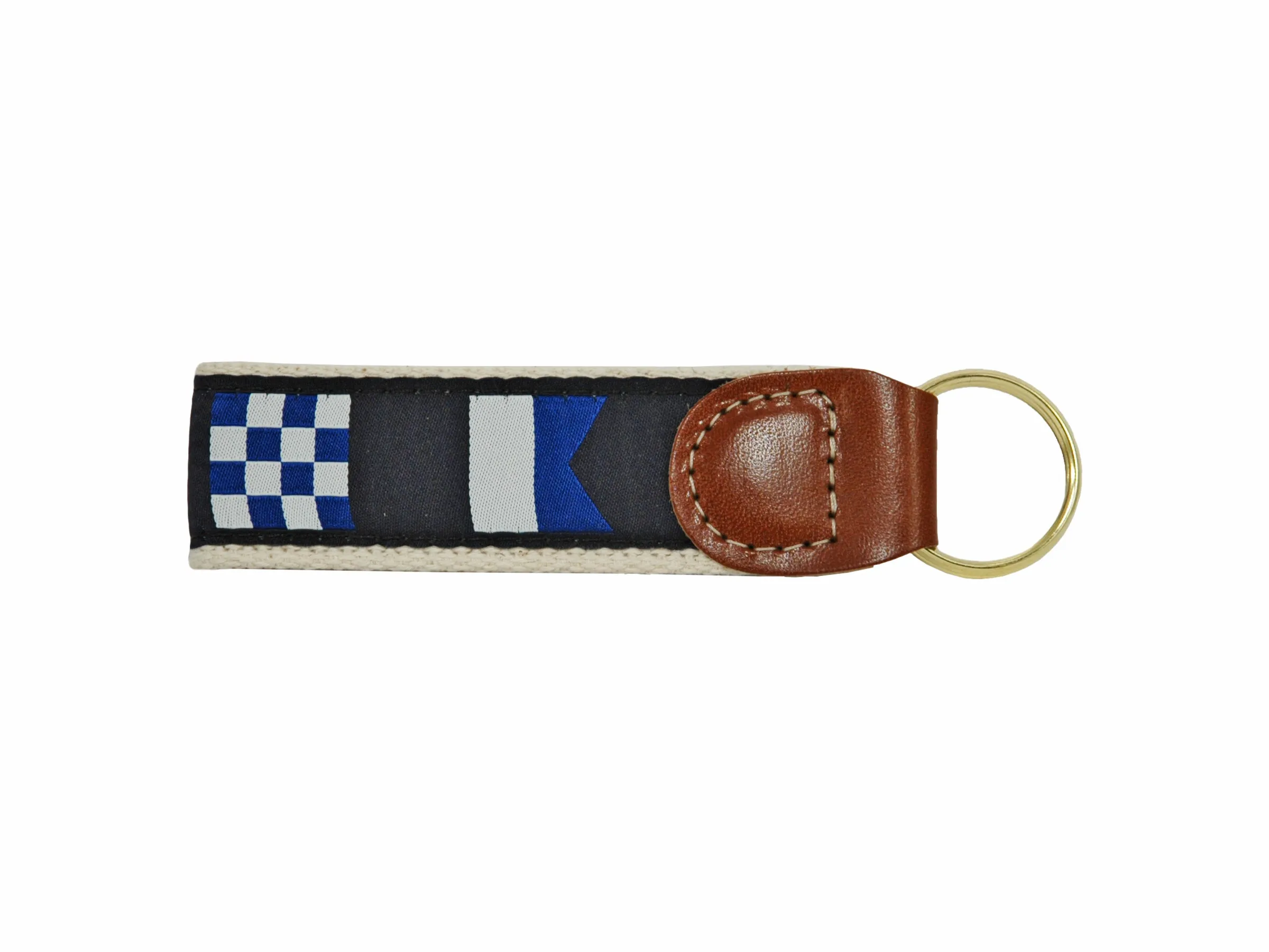 Code Flags Ribbon Key Fob