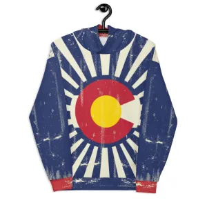 Colorado Flag Grunge - Unisex Hoodie