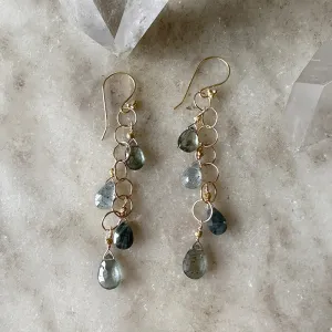 Coreen Moss Aquamarine Earrings