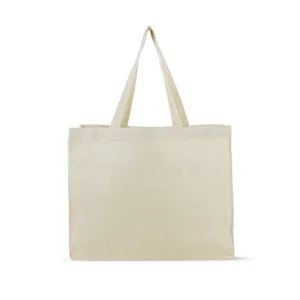 Cotton Canvas Gusset Tote