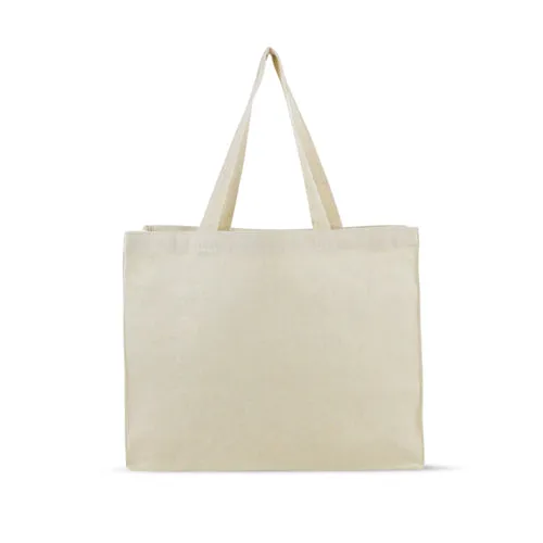 Cotton Canvas Gusset Tote