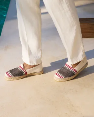 Cotton Jaquard Espadrilles - H50C0 - Portofino Cocoa Maxi Stripe