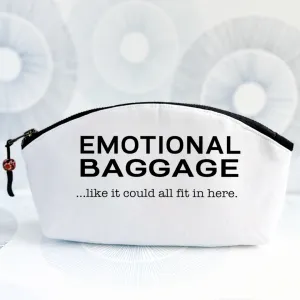 Curvy Canvas Cosmetic Bag - Emotional Baggage
