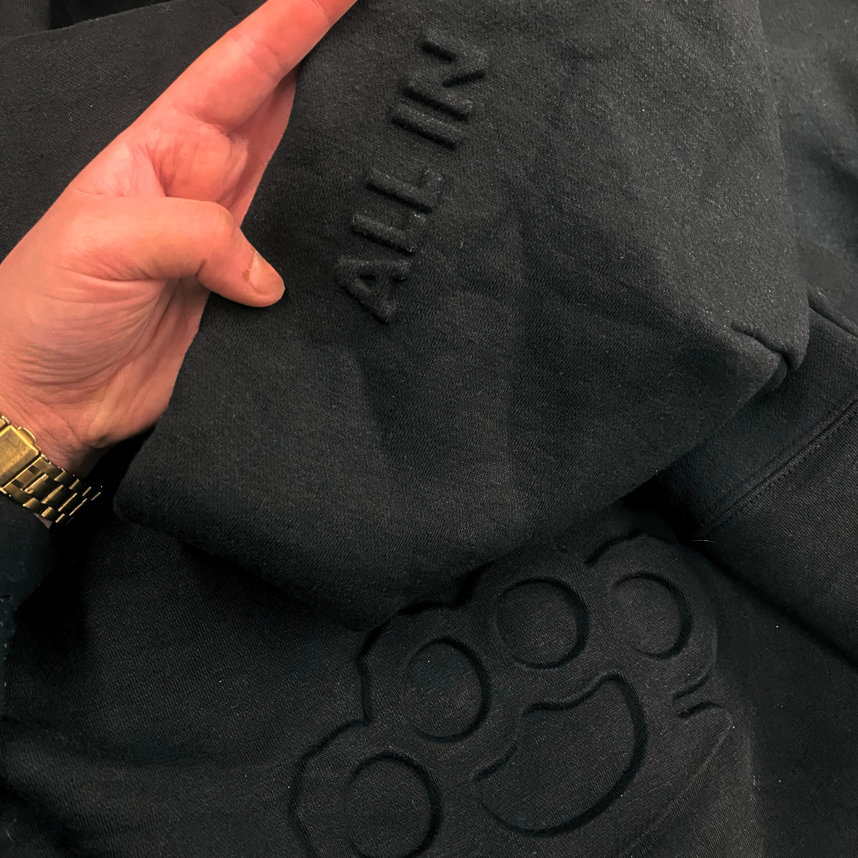 Custom Embossed Or Debossed Hoodies