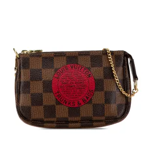 Damier Ebene Trunks and Bags Mini Pochette Accessoires