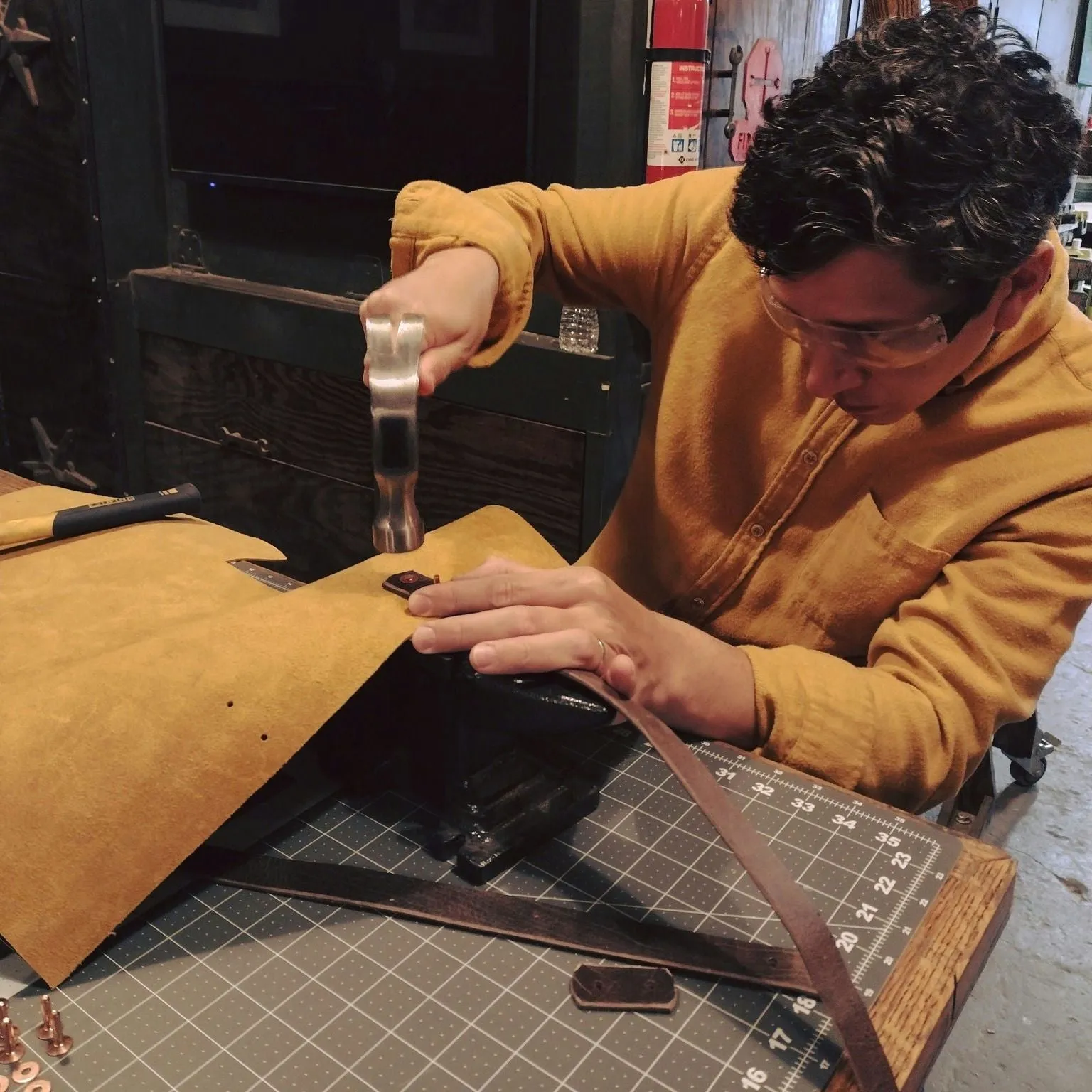 Date Night Craft a Leather Bag Experience for two