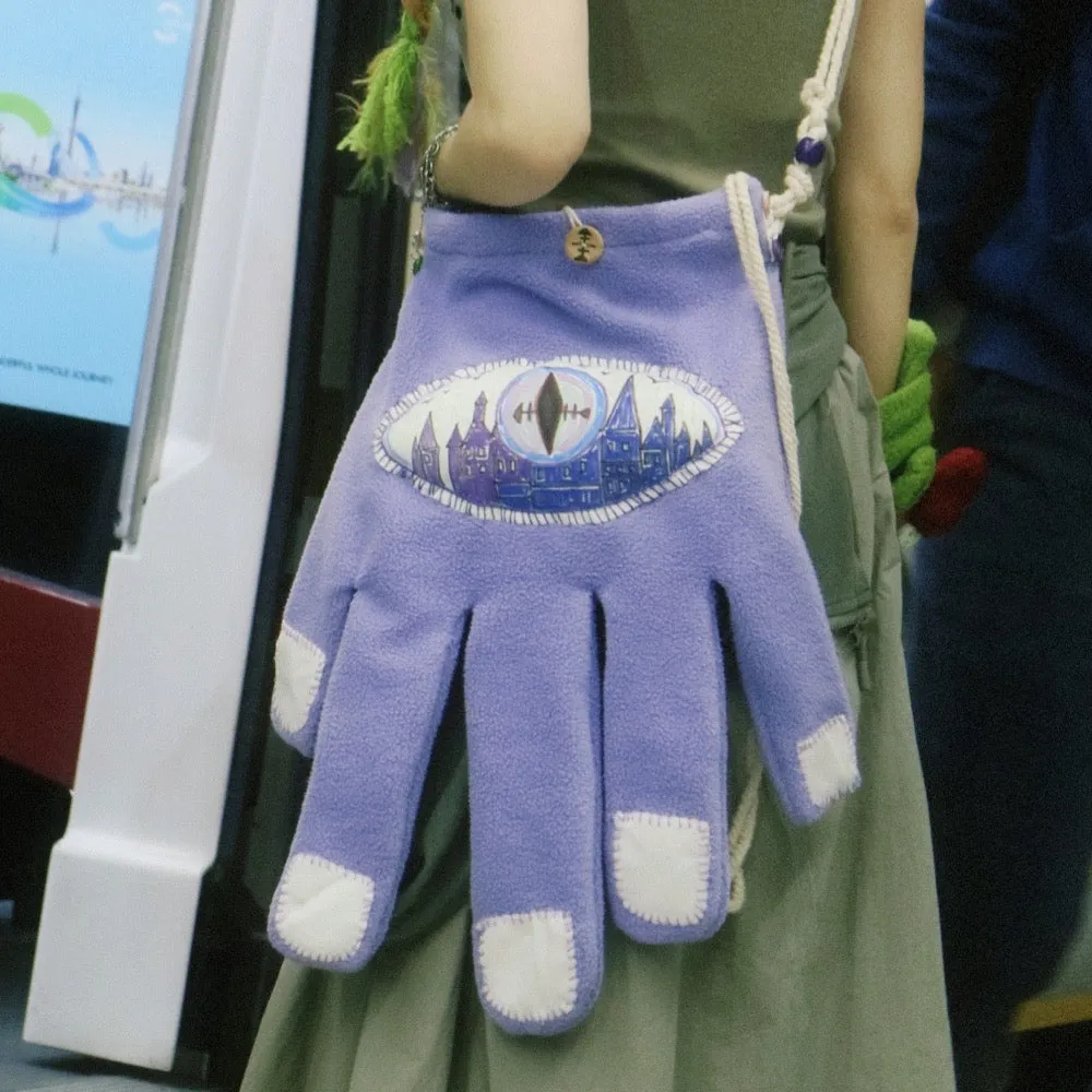 Devil's Hand丨Original Handmade Handbags, Green/Blue/Purple