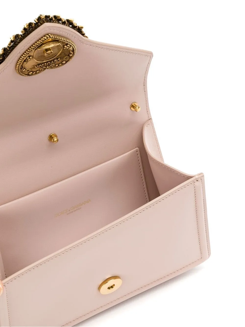 Devotion small leather handbag