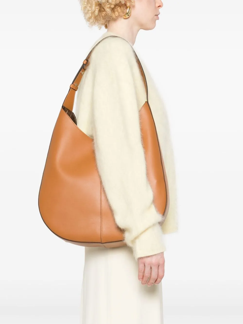 Di bag medium leather hobo bag